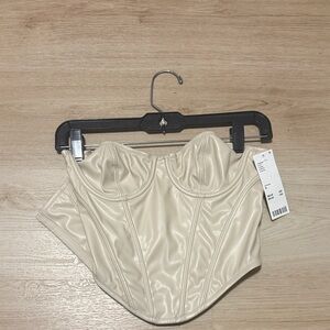 Brand new corset nude top
